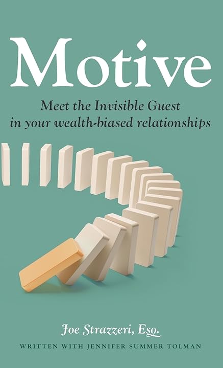 Motive book cover by Joe Strazzeri